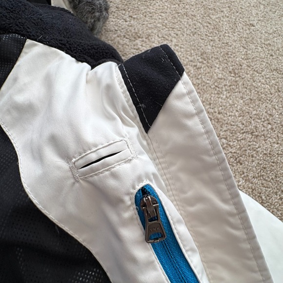 Columbia Omni-Heat Women Small Winter Jacket White Faux Fur Hood Omni Shield - Picture 13 of 16